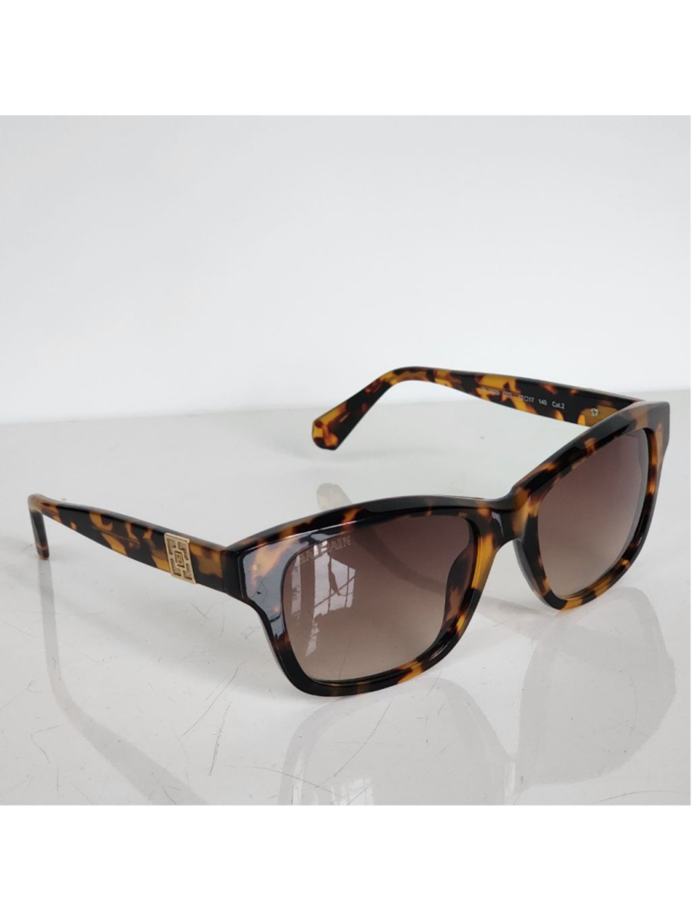 BALMAIN Women's Tortoiseshell Sunglasses Brown BL 2039 C03 NEW
